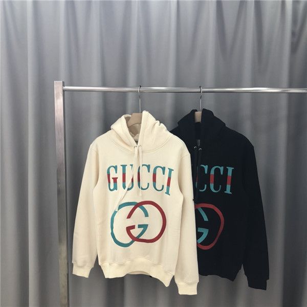 

19aw luxurious italy brands design gc hooded hoodie men women fashion big letter pullover casual streetwear sweatshirts outdoor sweatshirt, Blue;black