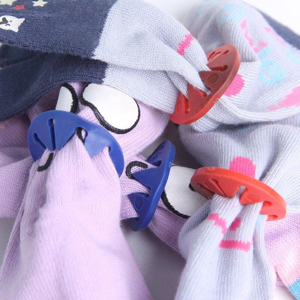 

7pcs sock clips sock holder rings sock organizers sorters locks clips clothes pegs