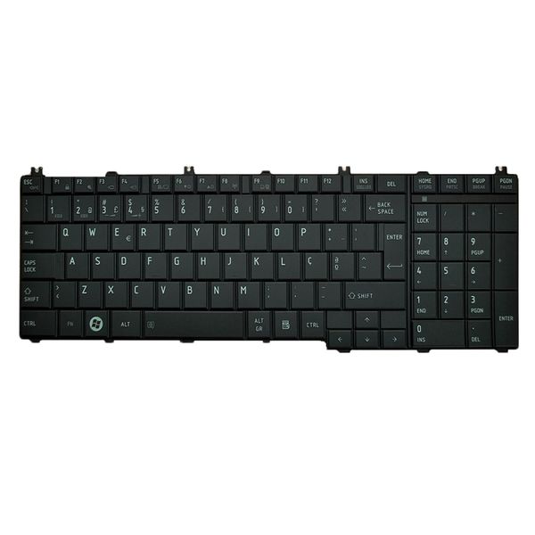 

black portuguese layout keyboard for toshiba satellite c650
