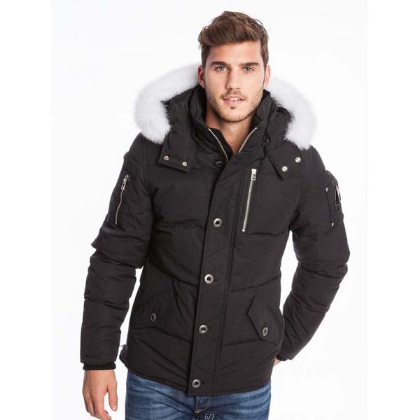 

Moo e winter jacket down parka homme de igner jacket outerwear big fur hooded fourrure manteau canada down jacket coat doudoune