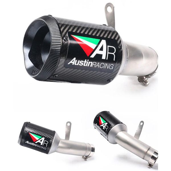 

slip on for s1000rr 2015 2016 motorcycle exhaust system carbon fiber exhaust pipe tail pipe without dbkiller s1000rr