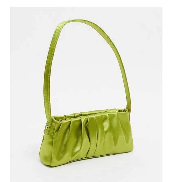 

new design women clutches pleated tote bag retro underarm shoulder bag lady handbag and purses female hobos bolso