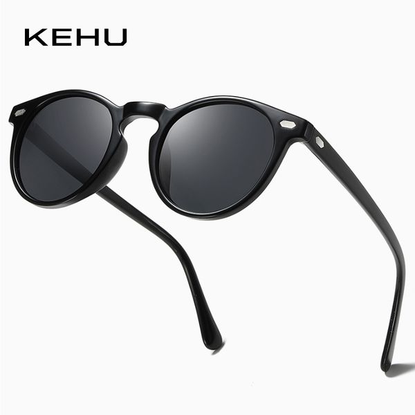 

kehu retro polarized sunglasses for men women ultralight tr90 frame uv400 protection driving outdoor sun glasses ladies kh21, White;black