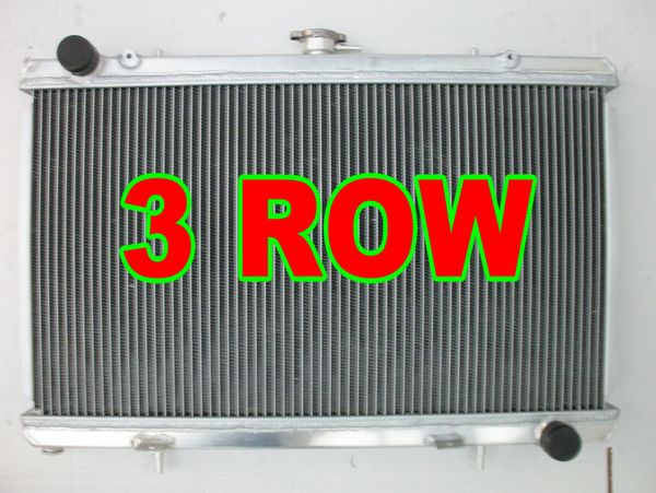 

3row aluminum radiator for silvia s13 sr20det 1989-1994 mt 1990 1991 1992