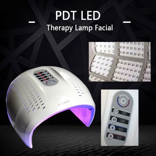 4 colori rosso blu infrarosso PDT LED terapia della luce maschera facciale macchina fotodinamica fotone ringiovanimento della pelle anti invecchiamento