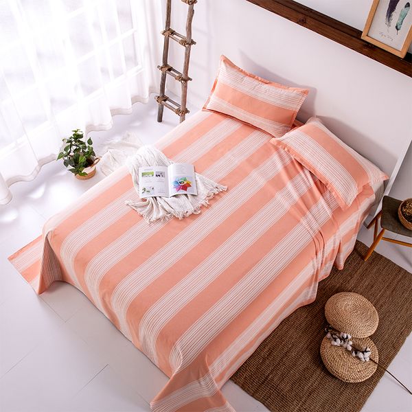 

bed sheet one-piece cotton cotton thick coarse single double hand-made homespun three-piece sheets