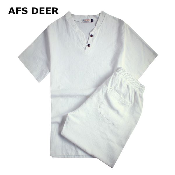 

2018 brand 100% cotton suit men summer sets causal tracksuits for mens vetement homme streetwar tees & shorts set plus size, Gray