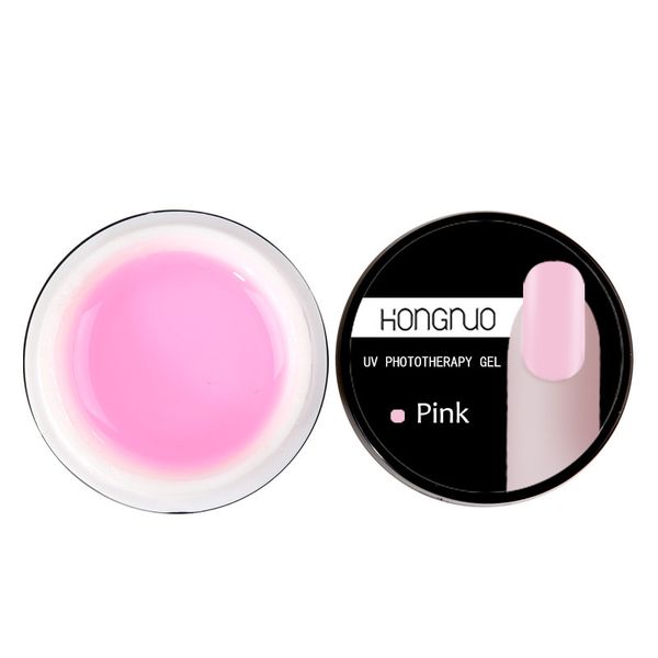 

nail extension gels thick builder gel natural builder gel ptherapy soak off strong uv camouflage, Red;pink