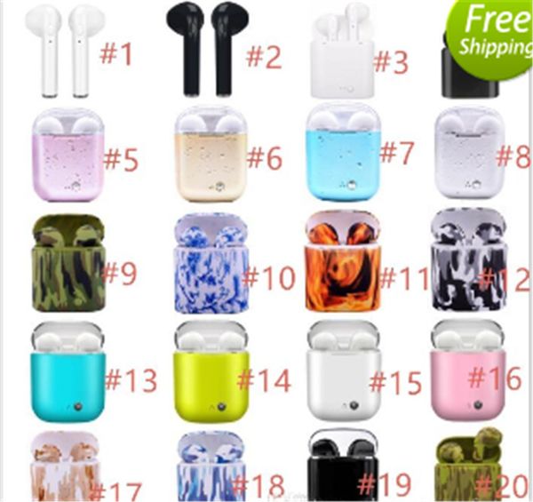 

Sell mini bluetooth earphone 20color double ear wirele headphone for i7 i8 ix earbud tw