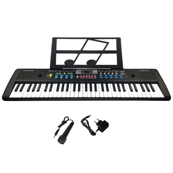 

61 keys цифровые электронные клавиатуры и микрофон electric led music