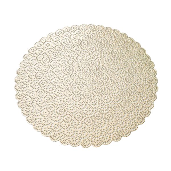 

pvc nordic style placemat round table cup drink coaster 38cm