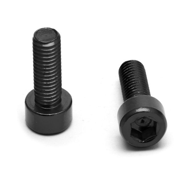 

1 pair bike water bottle cage bolts m5 aluminium alloy hex socket tapping screws pet supplies home garden