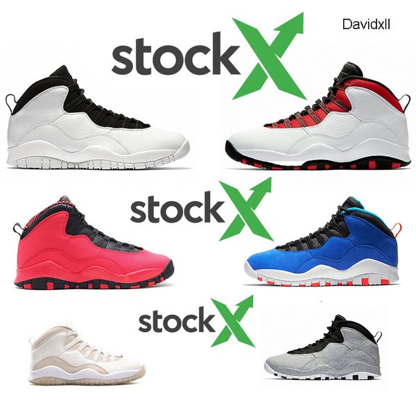 

фото x дизайнерские мужские ботинки баскетбола 10 сиэтл цементные 10s мужская обувь chicage powder blue steel gray кроссовки спортивная обув