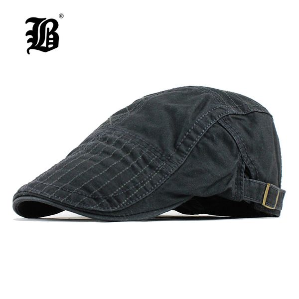 

flb] spring and autumn vintage simple solid solid beret buckle flat caps warmer berets visor hat for womens mens f513, Blue;gray