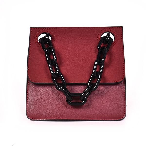 

bag woman 2019 women's shoulder bag chain small square slant