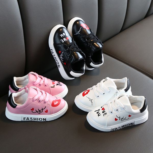 

toddler kids baby boys girls sneakers sport shoes cute casual letters shoes