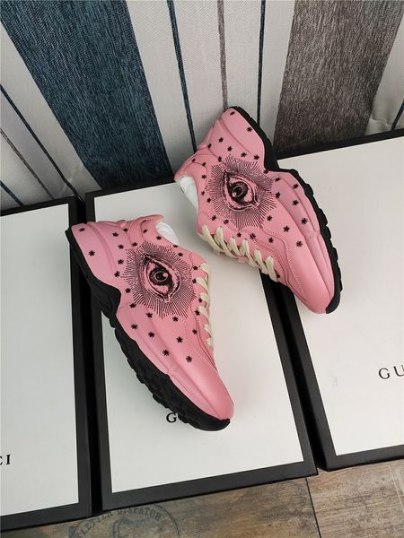 

2020 new qr high-quality couple thick-soled casual sneakers men's casual sneakers ladies daily casual shoes