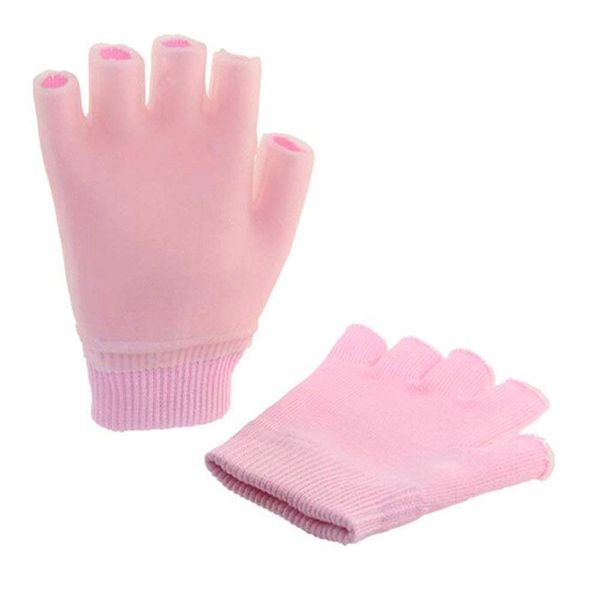 

gel spa moisturizing gloves for cracked skin women half finger hand soft lining whitening and moisturizing