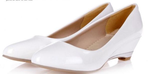 

women's shoes in spring and autumn slope heel pointed end@4039, Black