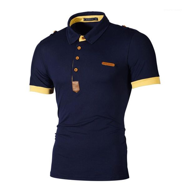 

sleeves solid breathable casual lapel fashion color short designer male clothing neck polo luxury polos mens tee sdvnv