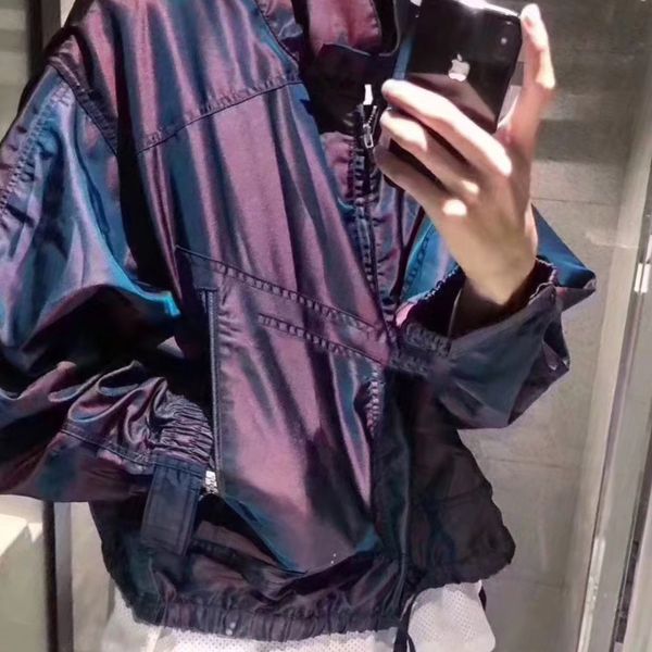 

6th 20ss последние хип-хоп негабаритных уличная куртка осень бомбардировщик пальто, Black;brown