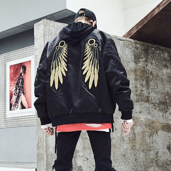 

2019 new mens designer jackets mens down jacket hip-hop baseball fashion color white duck down jacket plus size m-5xl, Black;brown