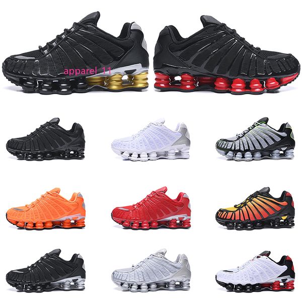 

2020 new arrival tl men running shoes triple black white pure platinum clay orange sunrise speed red trainers sport sneaker size 40-46