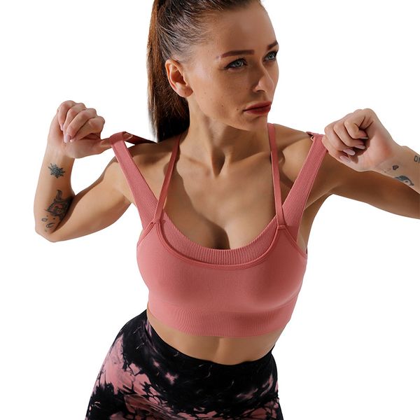 

seamless sports bra for women gym fitness ultra stretchy fitness sports bra padded yoga gym active wear, White;black