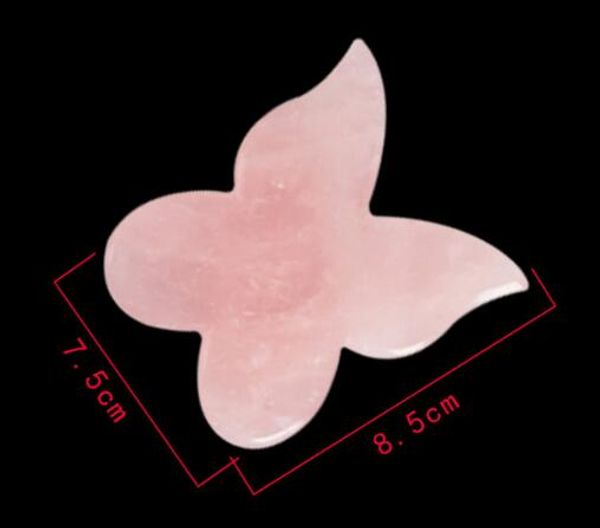 

dhl butterfly natural jade gua sha board heldhand skin care guasha board chinese quartz gua sha scraping massage tool nl