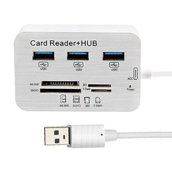 

мульти 7 в 1 usb-концентратор 7 портов 10 гбит ms sd tf m2