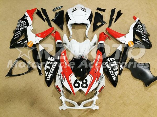 

injection mold new abs motorcycle fairings set fit for suzuki gsx-r600 gsx-r750 600 750 k8 2008 2009 2010 08 09 10 number 68
