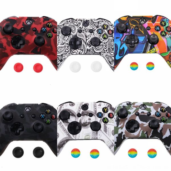 

4lj3g 1set xbox захваты крышки случая захваты кепка с thumb protective для силикона один x s gaming controller