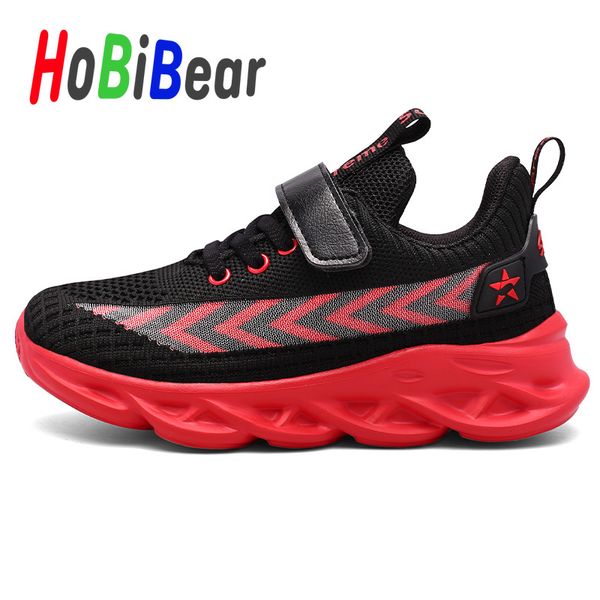 

summer 2020 children trainers for boy soft breathable kids running shoes light weight boys casual shoes child sneakers, Black;red
