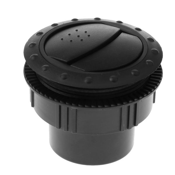 

rv motorhome truck trailer side roof round air vent outlet ventilation black/gray