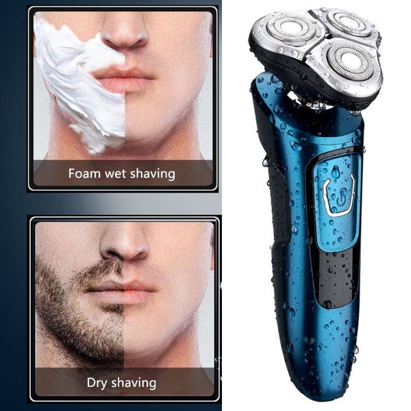 

intelligent digital display electric shaver wet and dry electric razor for men usb rechargeable beard shaving machine face shave