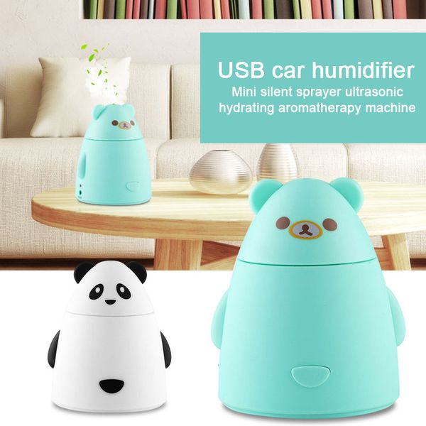 

ultrasonic 80ml car humidifier air purifier usb diffuser mute reduce radiation aroma fashion nebulizer