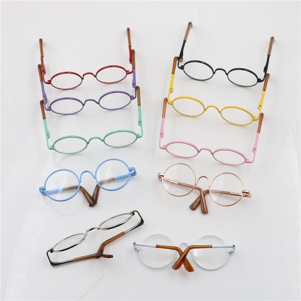 

круглый shaped круглые очки красочные очки солнцезащитные очки подходит для куклы