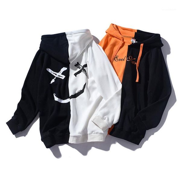 

мужские толстовки дизайнер флис с длинным рукавом женские пуловеры толстовки повседневные пары соответствующие одежда мода заклинание цвет, Black