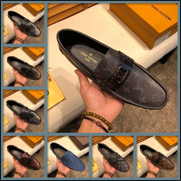 

19ff luxury brands fashion soft moccasins men loafers genuine leather shoes mens flats suede driving shoes, Black