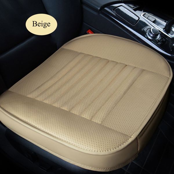

car seat coves pu leather car front seat cover four season mat auto cushion non-slip universal size mat