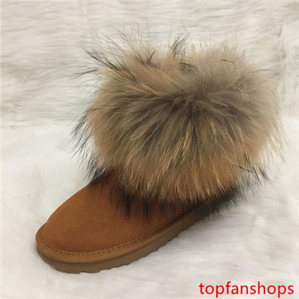 

women boots australian style women snow boots faux fur winter leather high-quality ankle boots fashion woman luxury designer shoes brand iv