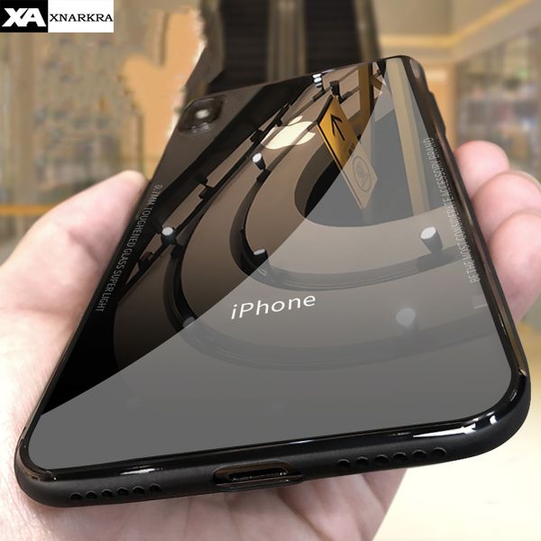 

tempered glass case for iphone 7 8 6 6s plus clear soft silicone glass cover for iphone 11 pro x xr xs max cases