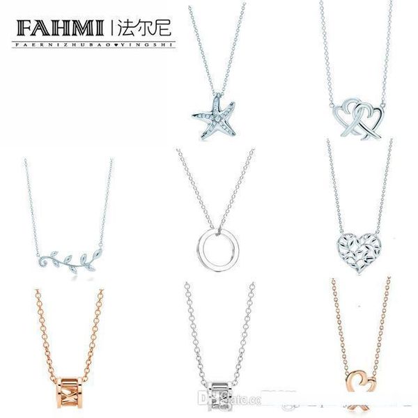 

fahmi charm gift 925 sterling silver starfish olive leaf heart tif attractive elegance temperament bracelet world jewelry ing, Golden;silver