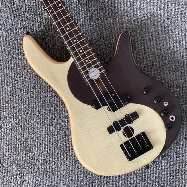 

new arrival china bass guitar electric 4 string yin yang bass guitars guitarra