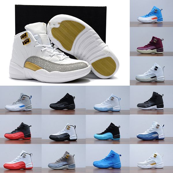 

jumpman 2020 new fiba 12 air jordon kids basketball shoes men game royal gym red winterized bulls game designer trainers sports sneakers, Black