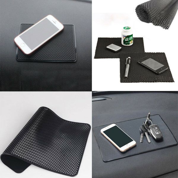 

20 * 13 см автомобильные аксессуары для интерьера приборная панель липкий нескользящий тире коврик черный ковер