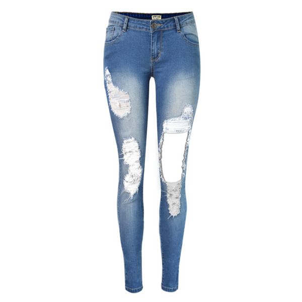 

women pencil pants dm001, Blue