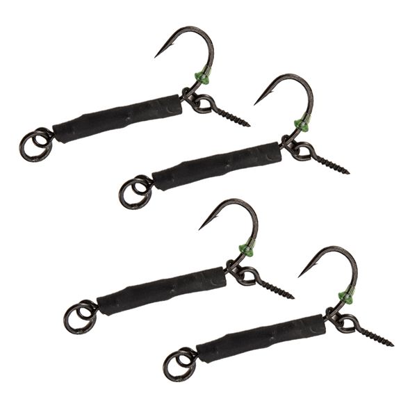 

4pcs fishing ronnie rigs carp fishing rigs assist hooks