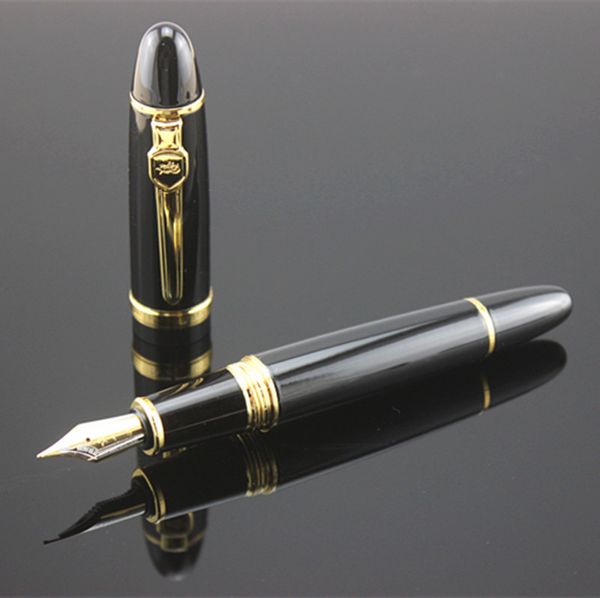 

metal nib fountain pen ink pens school business supplies for student gift