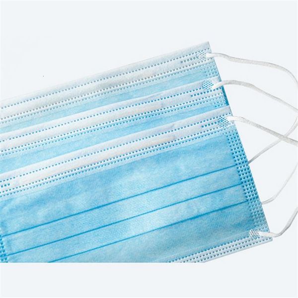 

dhl ship 10 1pcs 3 layer wholesale mask dustproof face mouth safety facare elastic men and women masks iz76